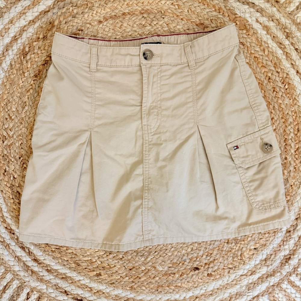 🌾 Girl’s Tommy Hilfiger Khaki Cargo Skort‎